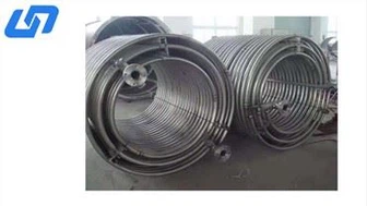 Tvöfaldur spírallaga títan rör Radiator